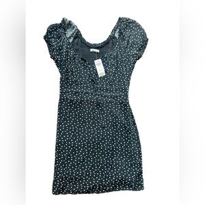 Abercrombie & Fitch Black and White Mini Dress Size Medium Tall NWT